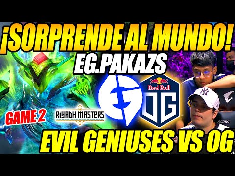 🔥PAKAZS SORPRENDE AL MUNDO!!🔥 EG VS OG, EL MEJOR MORPHLING DE SA🔥 Riyadh Masters 2023 Dota2