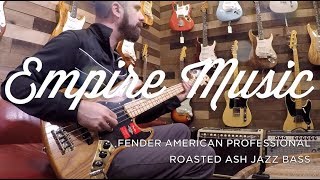 Video thumbnail for Fender American Professional Roasted Ash Jazz Bass Review by Empire Music