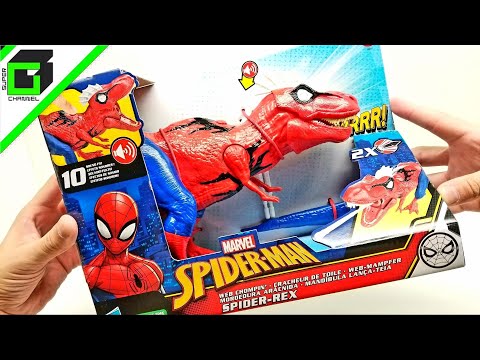 New SPIDER REX Spider-man action figure UNBOXING and REVIEW