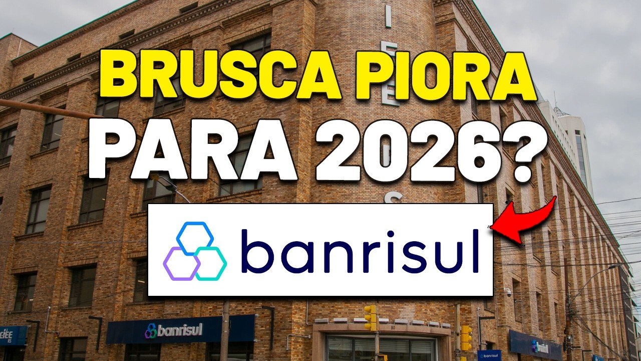 🚨A RENTABILIDADE DESABOU? QUAIS SÃO AS PERSPECTIVAS PARA 2026? BANCO BANRISUL - BRSR6