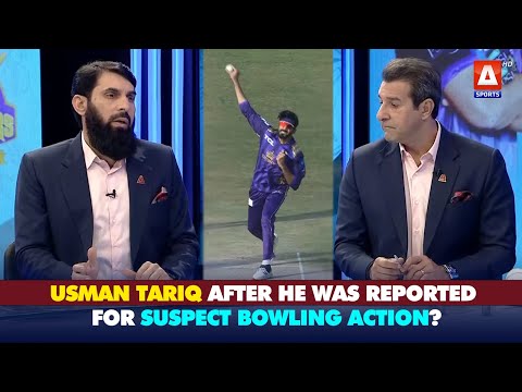 #UsmanTariq after he was reported for suspect bowling action?