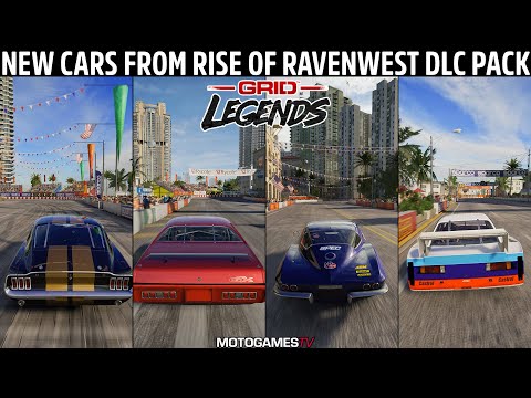 GRID Legends - 4 New Cars from Rise of Ravenwest DLC Pack