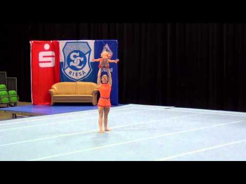 Sachsenpokal 2014   086   034   WP   Youth 9 16   Bal   GER   SC Hoyerswerda, Gina Lee Nickler & Pia