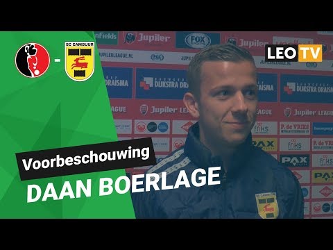 Voorbeschouwing Daan Boerlage Helmond Sport - SC Cambuur