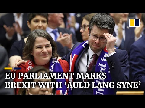 European Parliament bids farewell to United Kingdom with ‘Auld Lang Syne’