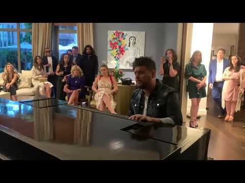 @pablolopezpiano  tocando “el patio” frente a Jill Biden