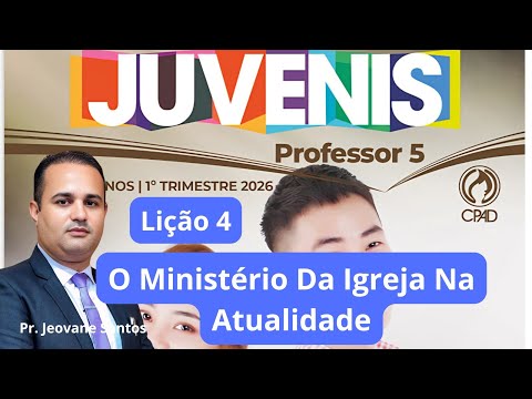 Sunday School Lesson 4 for Youth / The Ministry of the Church Today (Sunday School 1st Quarter 2026)