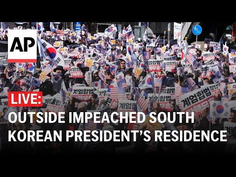 LIVE: Outside impeached South Korean president's residence as he faces possible detention