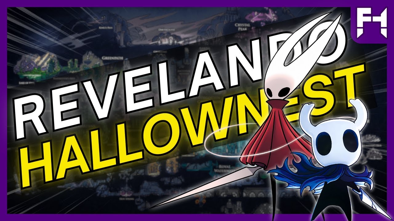 EXPLICANDO O MAPA COMPLETO DE HALLOWNEST - HOLLOW KNIGHT!