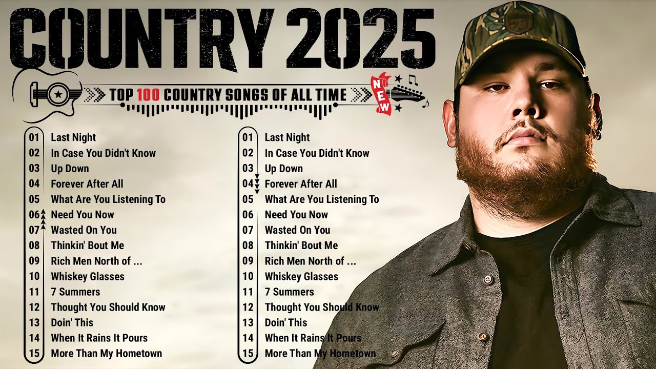 Country Music Playlist 2025 - Blake Shelton, Morgan Wallen, Luke Combs, Chris Stapleton, Kane Brown