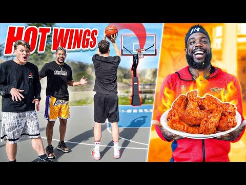 Basketball But 1 Miss = 1 Extreme Hot Wing