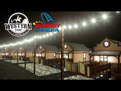 Energylandia - Poland Travel Vlog - Western Camp Tour - New for 2024 House Boat Tour