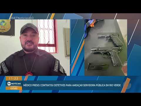 Médico é preso por coagir e ameaçar servidora pública em Rio Verde