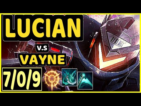 FORG1VEN (LUCIAN) vs VAYNE - 7/0/9 KDA BOTTOM ADC GAMEPLAY - EUW Ranked GRANDMASTER