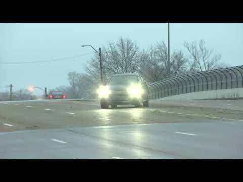 Cars slip and slide on black ice after winter storm hits Memphis