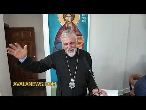 Vladika Grigorije govor u sali crkve Sveti NIkola Lajons Ilinoj 1 februar 2026