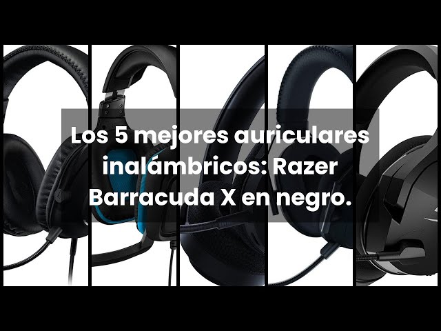 Vídeo relacionado con Razer Barracuda X - Auriculares Inalámbricos Multiplataforma para Juegos y Móviles, SmartSwitch Dual Wireless, Diseño Ergonómico de 250 g, TriForce 40mm, Micrófono Cardioide, Negro