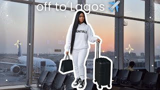 Travel Prep Vlog : Cornrows, Lashes, Nails +Trip to Lagos ✈️