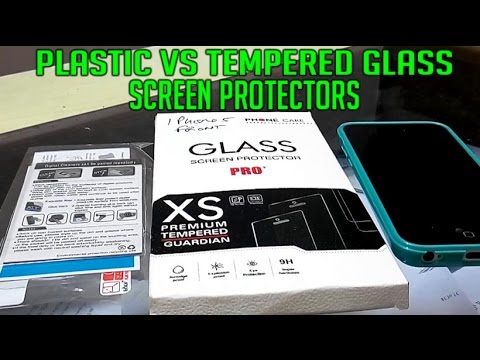 Plastic vs Tempered Glass Screen Protectors!