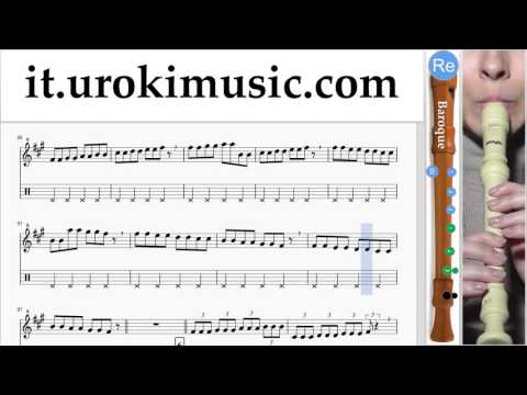 Lezioni di Flauto Dolce B. Major Lazer, Justin Bieber - Cold Water Parte#1 Melodia Tutorial