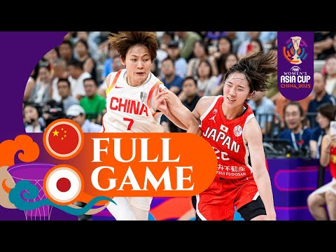 China v Japan | Full Basketball Game | FIBA Women's Asia Cup 2025 - Division A