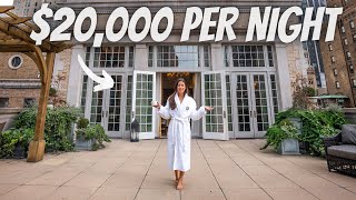 SLEEPING IN A $20,000 PER NIGHT NEW YORK PENTHOUSE - YouTube