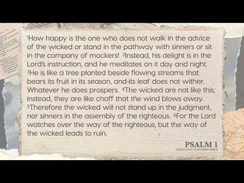 Psalm 1