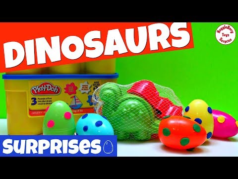 Dinosaur Toys | Dinosaur Eggs | Play Doh Dinosaur | Egg Surprises | Rex Dinosaur Toy Story Video