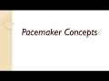 Pacemaker Concepts Sensing Impedance And Threshold Measurements