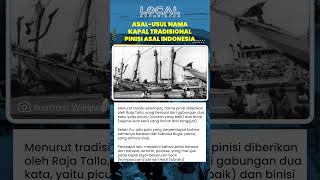 Asal-usul Nama Pinisi dari Istilah Bugis hingga Dugaan Pengaruh Kata Jerman Pinasse