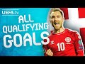 All DENMARK GOALS in their way to EURO 2020!