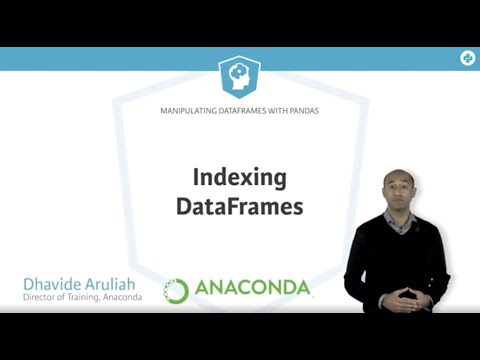 Python Tutorial Indexing Dataframes