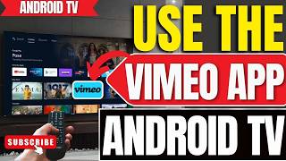 Android TV : How To Login and Use Vimeo | Use Vimeo on Android TV