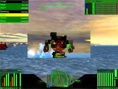 Let's play Mechwarrior 4 Mercenaries part 22 (Beach fight)