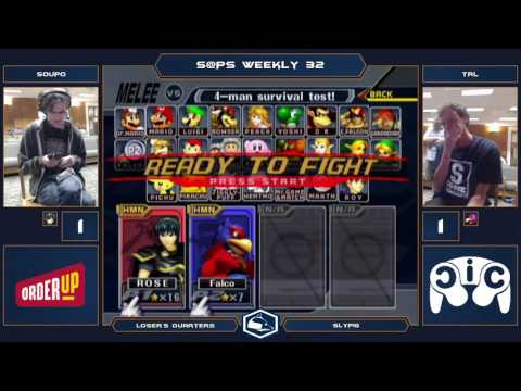 S@PS 32 Melee Singles - Souperfolder (Marth) vs TRL (Falco) - Loser's Quarters