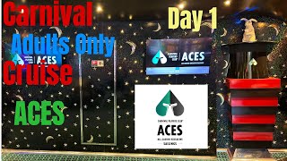 Carnival ACES Adults Only Cruise Vlog | Day 1 on Carnival Magic Ship
