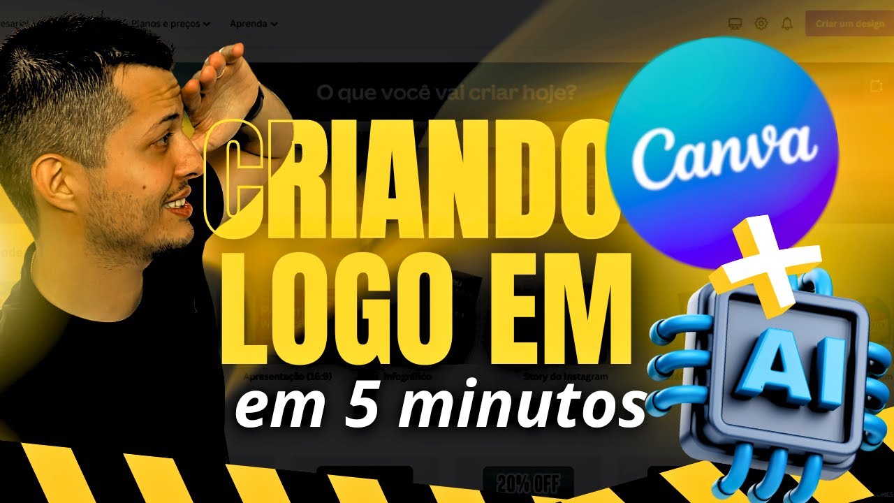Como criar uma LOGO profissional com IA + Canva