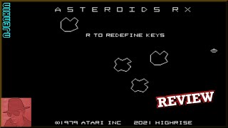 Asteroids RX : Homebrew from 2021 - on the ZX Spectrum 48K !! with Commentary