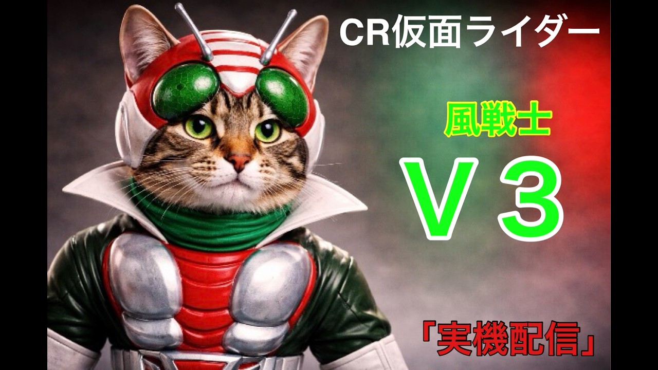 【実機配信】CR仮面ライダーV3｜出撃、風戦士！#パチンコ #shorts #仮面ライダーV3