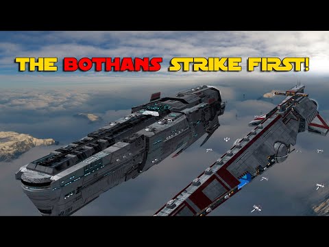 The Bothan Fleet Arrives! Bothan vs Corellian Battle | Star Wars Empire at War Remake AR