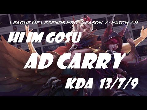 AD Carry - Hi Im Gosu as Xayah vs Kog'Maw Patch 7.9 - League Of Legends Pro Ranked Challenge