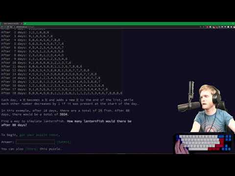 Advent of Code in Haskell 2021 - Day 6!