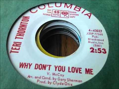 Teri Thornton.... Why don't you love me.   1964