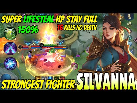 Silvana Super Lifesteal 150% Burst Build 2022 - Jadi Roamer Bikin Musuh Feeder ~ MLBB