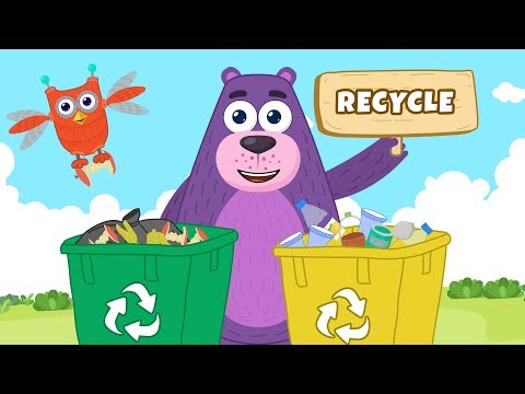 What is recycling? | Recycling for children | Learn to recycle | Polly Olly