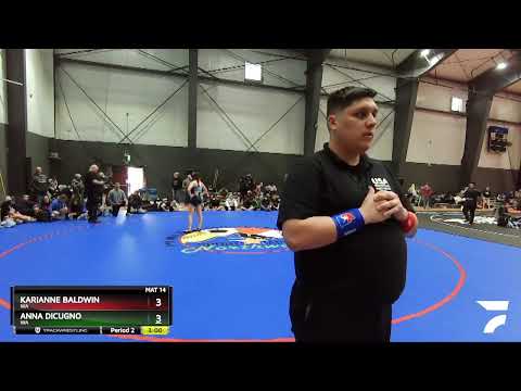 127 Lbs 1st Place Match - Karianne Baldwin, WA Vs Anna DiCugno, WA 5288