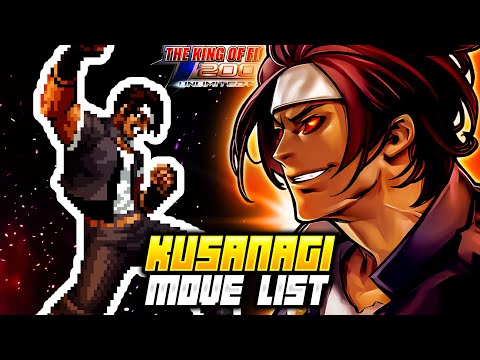 KUSANAGI MOVE LIST - The King of Fighters 2002 Unlimited Match (KOF2002)