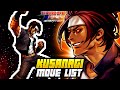 KUSANAGI MOVE LIST The King Of Fighters 2002 Unlimited Match KOF2002