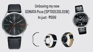 Unboxing my new SONATA Poze (SP70013SL01W) in just -₹699💥#watch #unboxing #viral #youtube #sonata