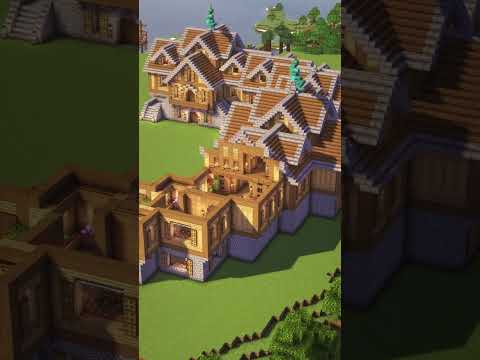 Trio House🏠 3D guide Link in bio 🔗 Download all my builds on Heybuilds! #minecraft